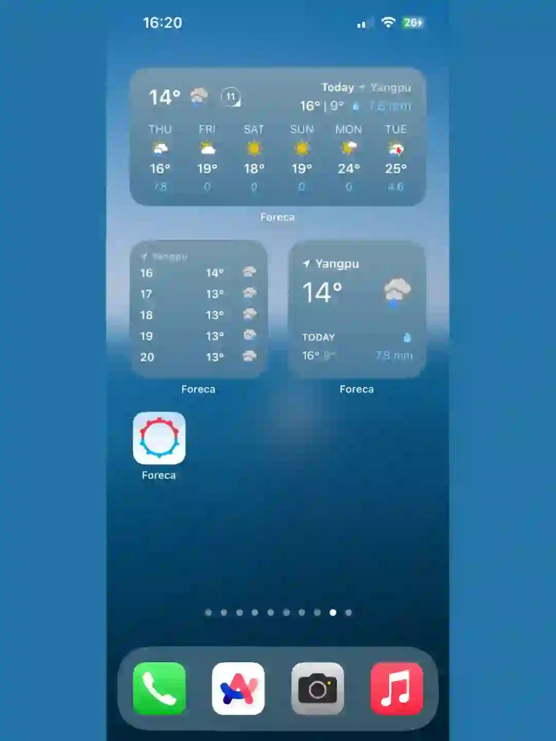 iOS 自带天气 App 拉垮的情况下挺好的平替