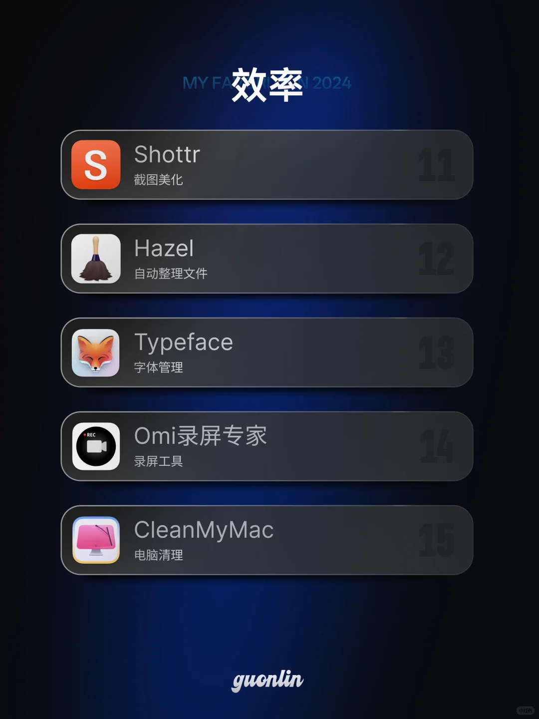 苹果app分享｜我的2024mac常用软件