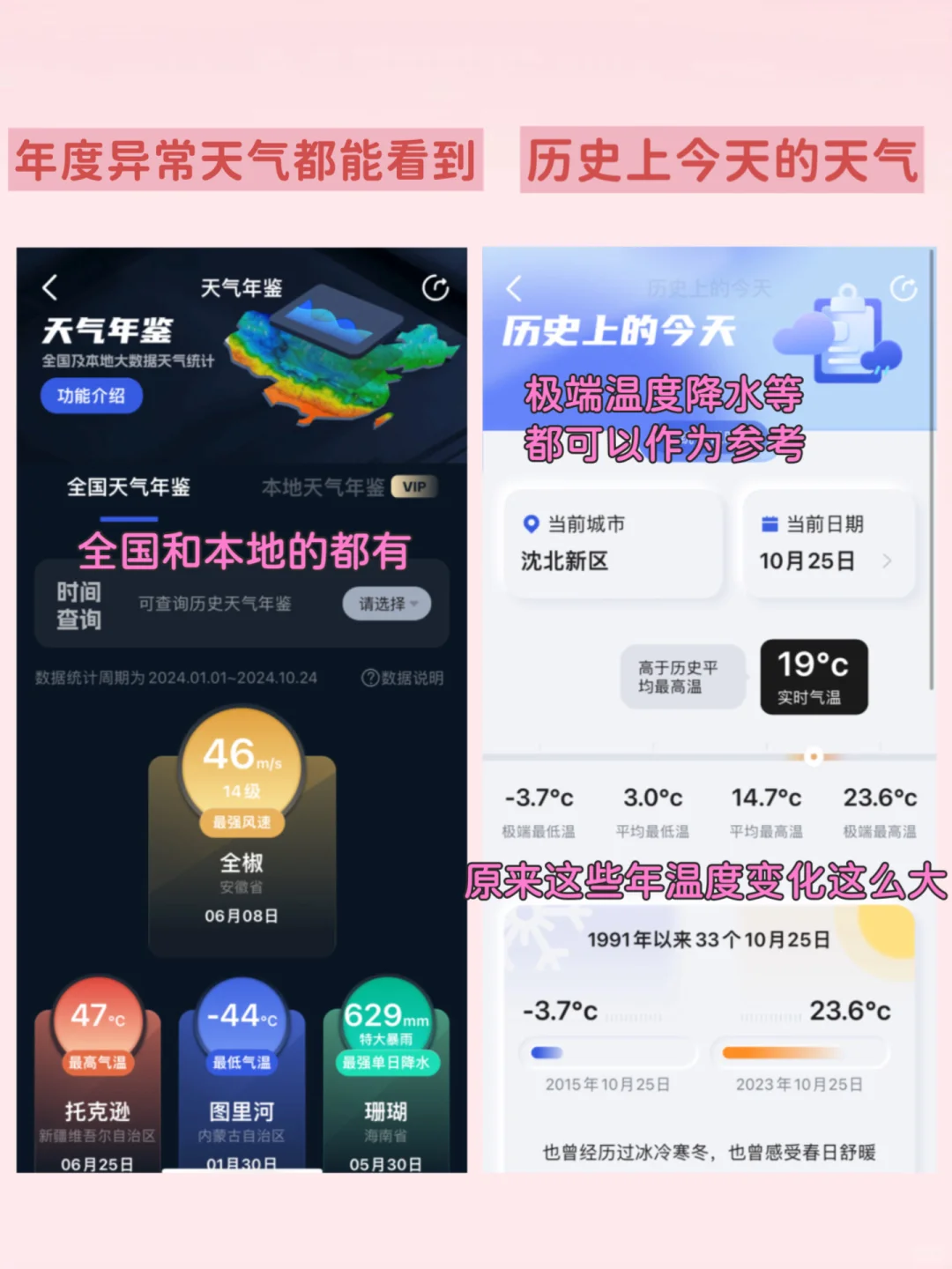 惊呆了‼️这个看天app查天气尊嘟很准啊！