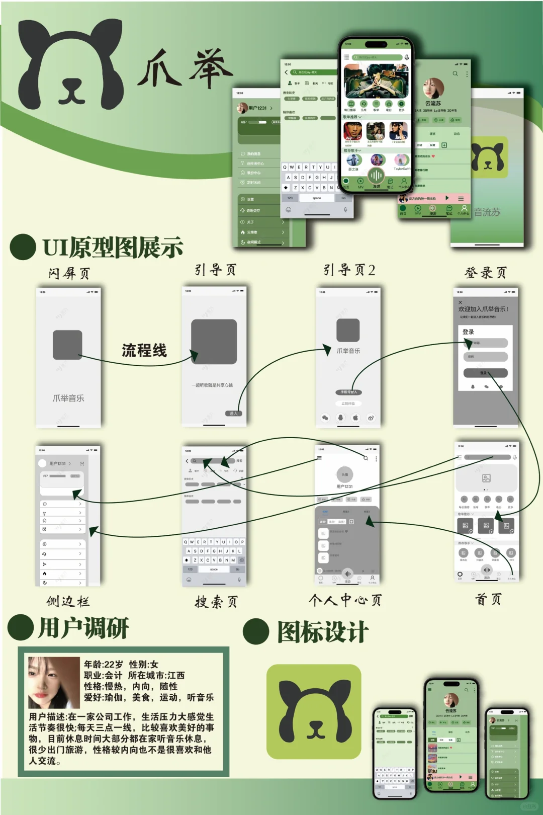 音乐app界面设计