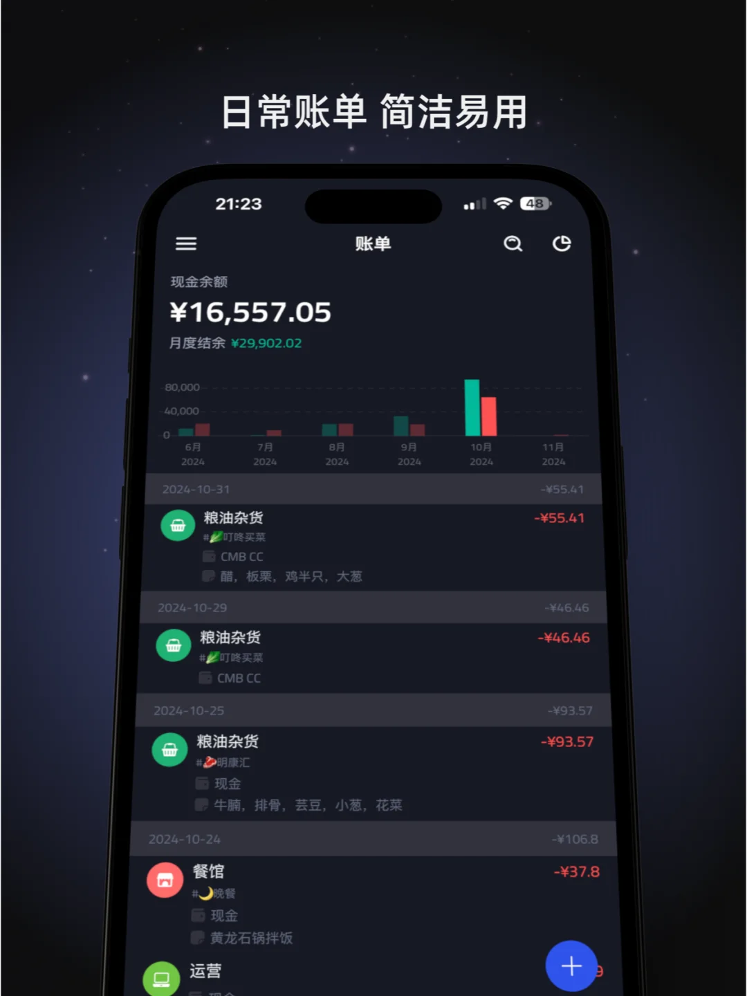 专为J设计的资产管理app