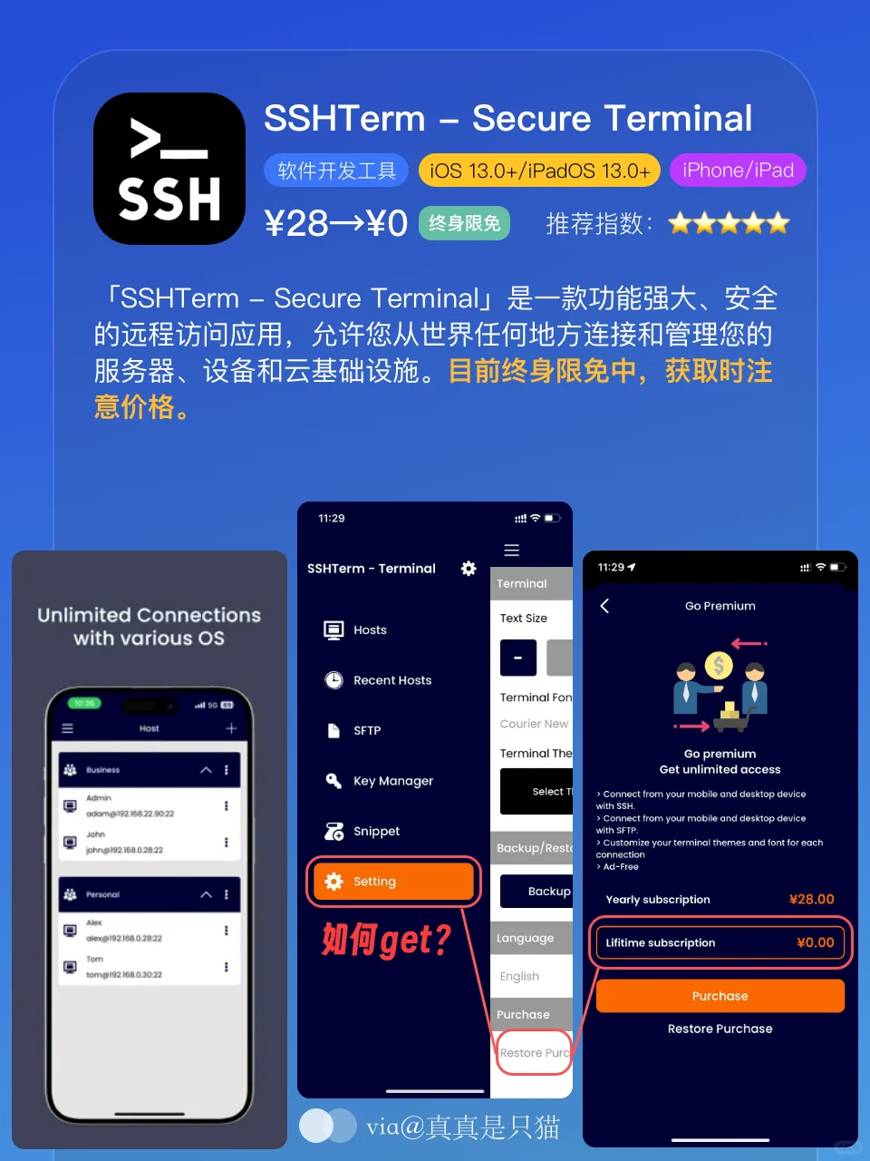 App Store每日限免｜¥293→¥0｜白嫖！