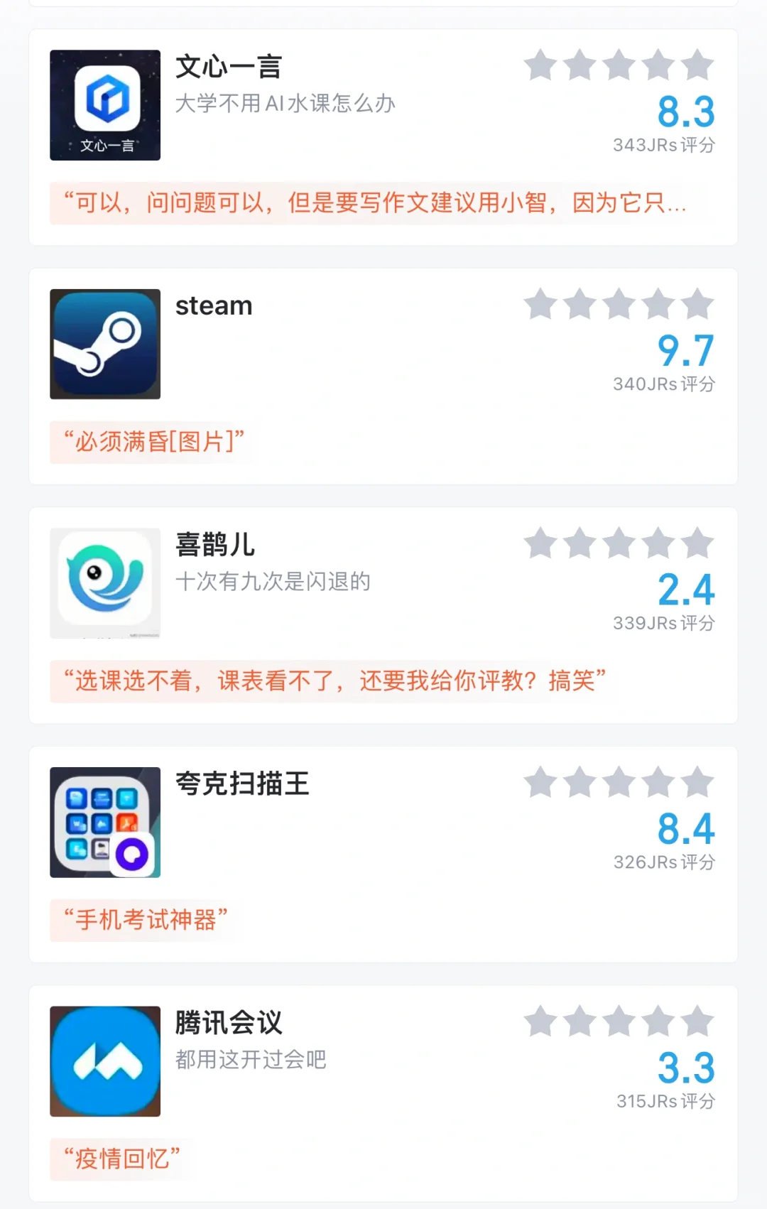 《盘点网友最受喜欢的高校App》排行😍