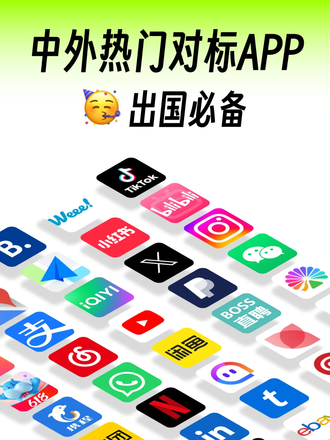 出国必备｜对标国内的20个海外热门APP