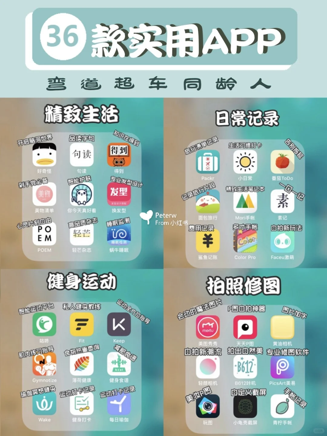 超全超使用🔥变美变优秀必备实用app