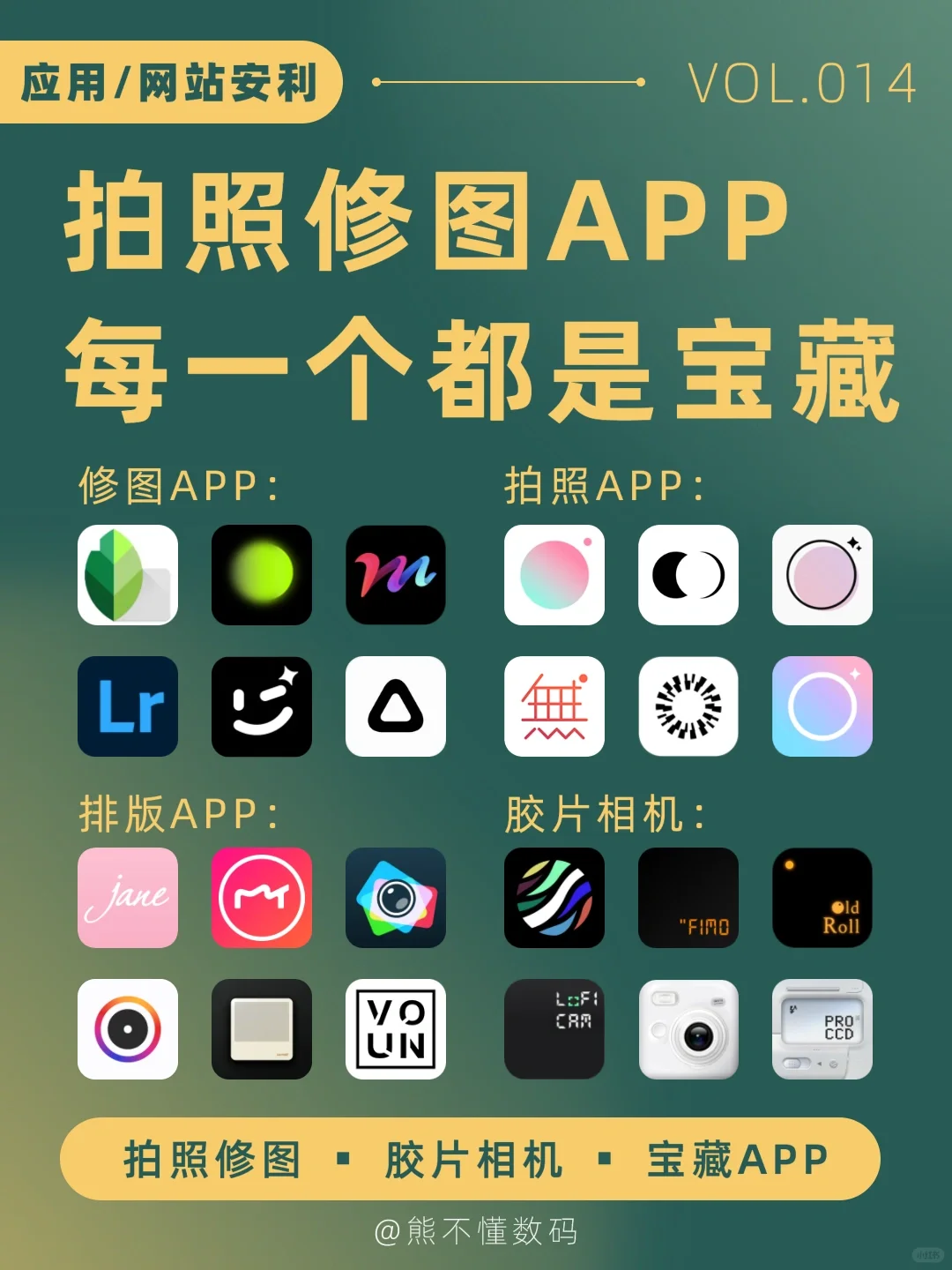 自媒体博主都在用📷超实用拍照修图app