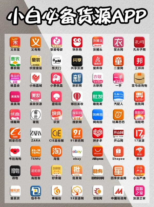 小白必备货源app