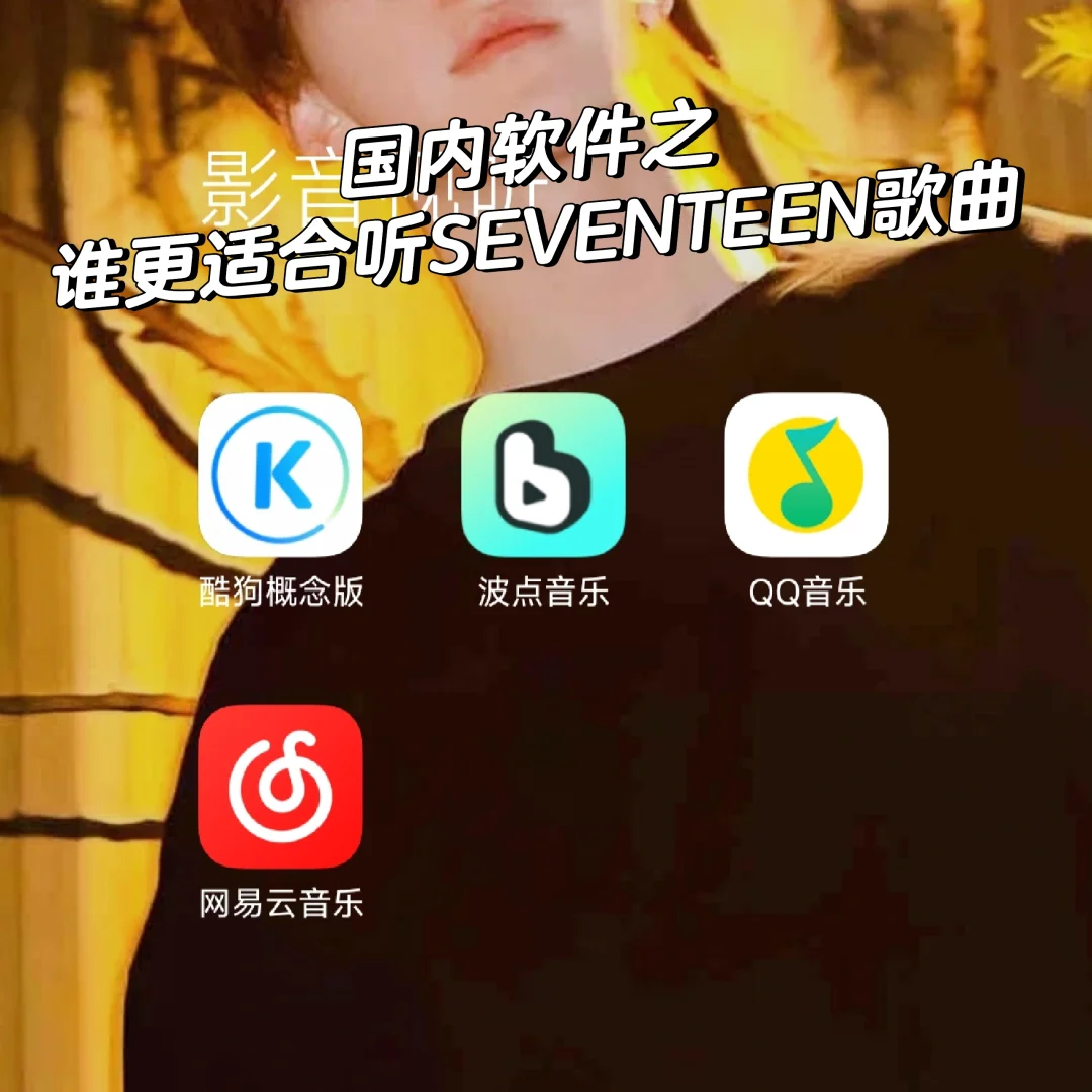 国内音乐软件之谁更适合听SEVENTEEN歌曲