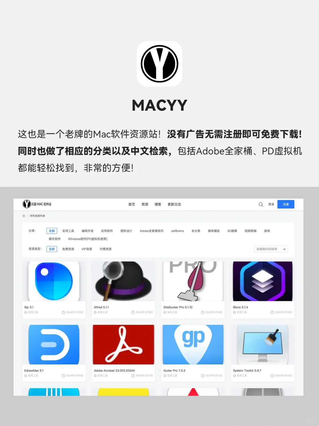 良心免费，白嫖全网Mac软件的资源网站！