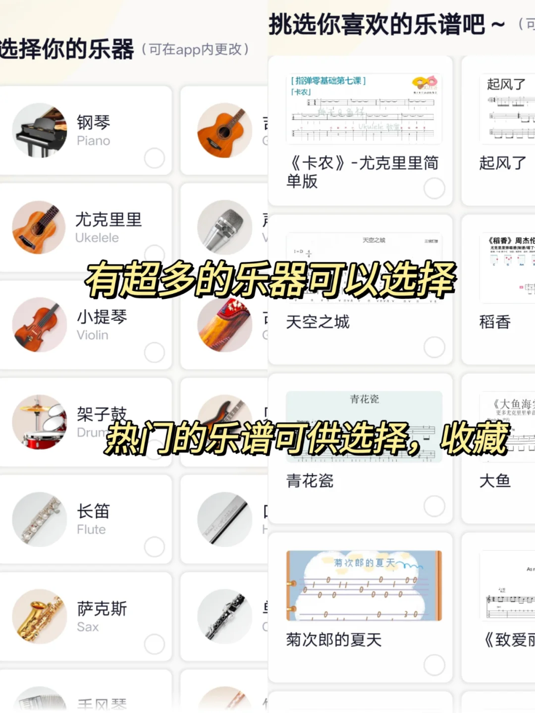 小白快进‼️免费学乐器就靠它‼️