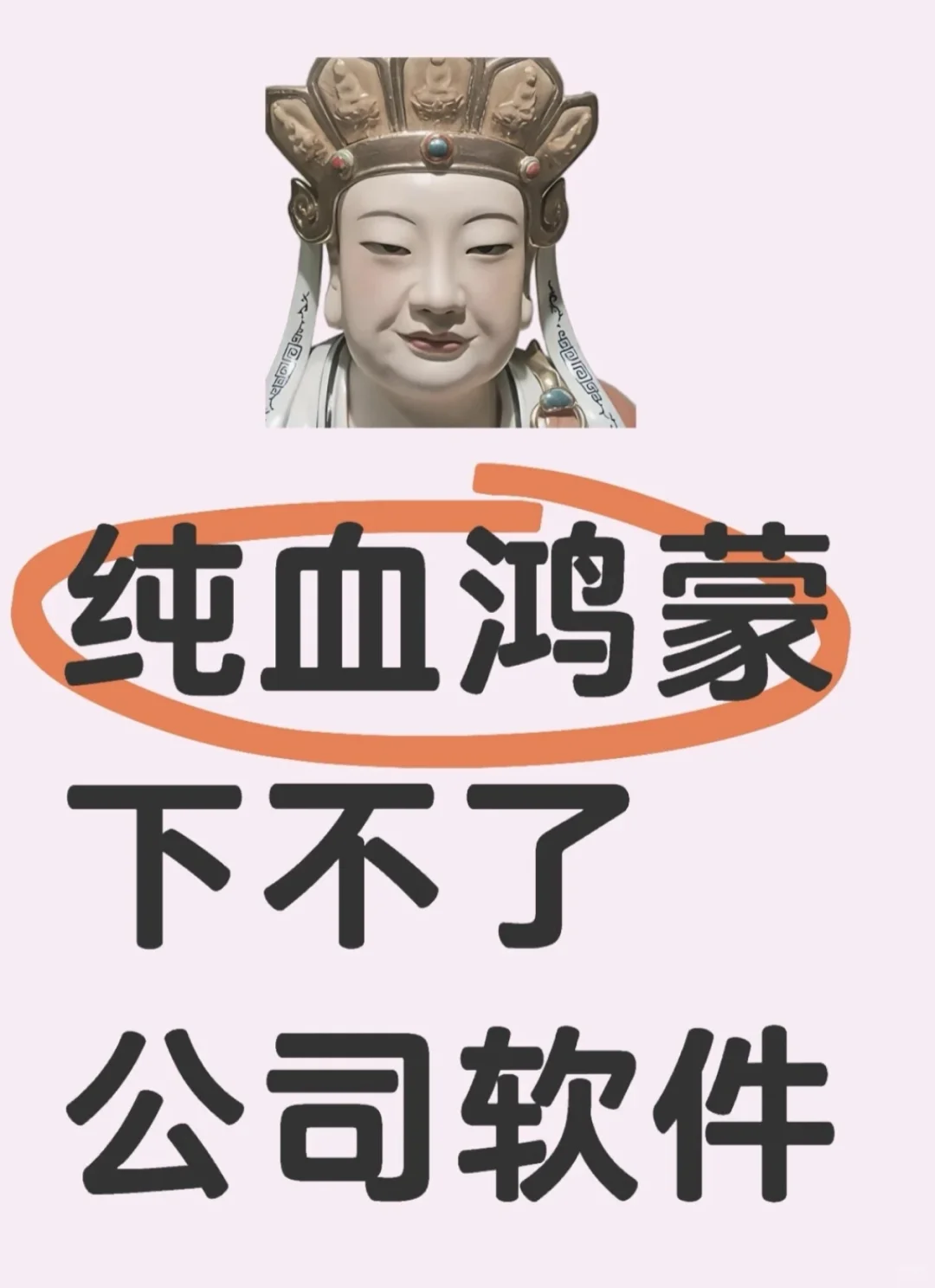 什么？原生鸿蒙系统下载不了公司软件？