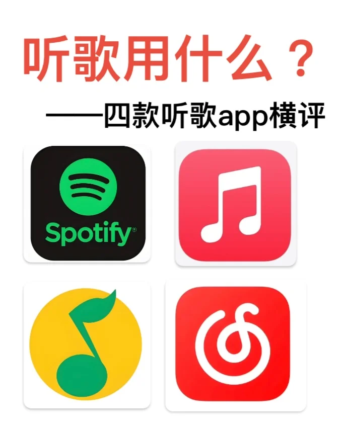 你用什么播放器？——四款听歌app横评！