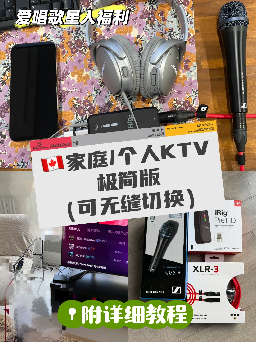 🇨🇦家庭/个人KTV极简版（可无缝切换）