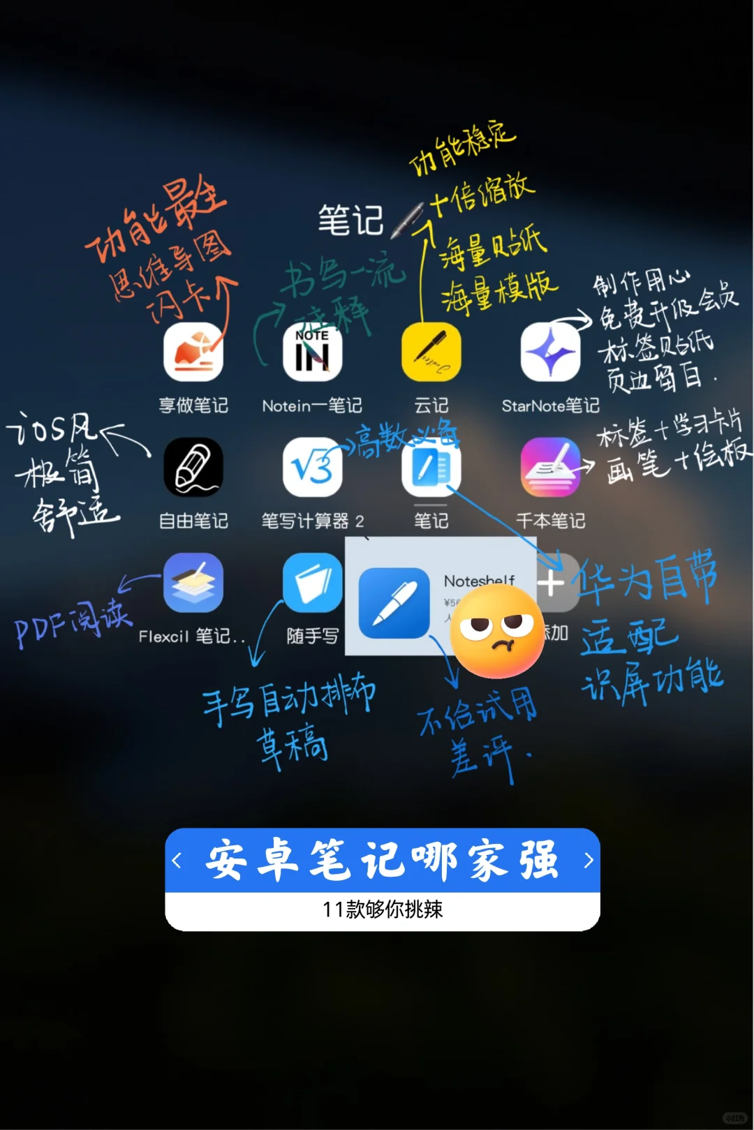 笔记APP哪家强｜11款够你挑辣