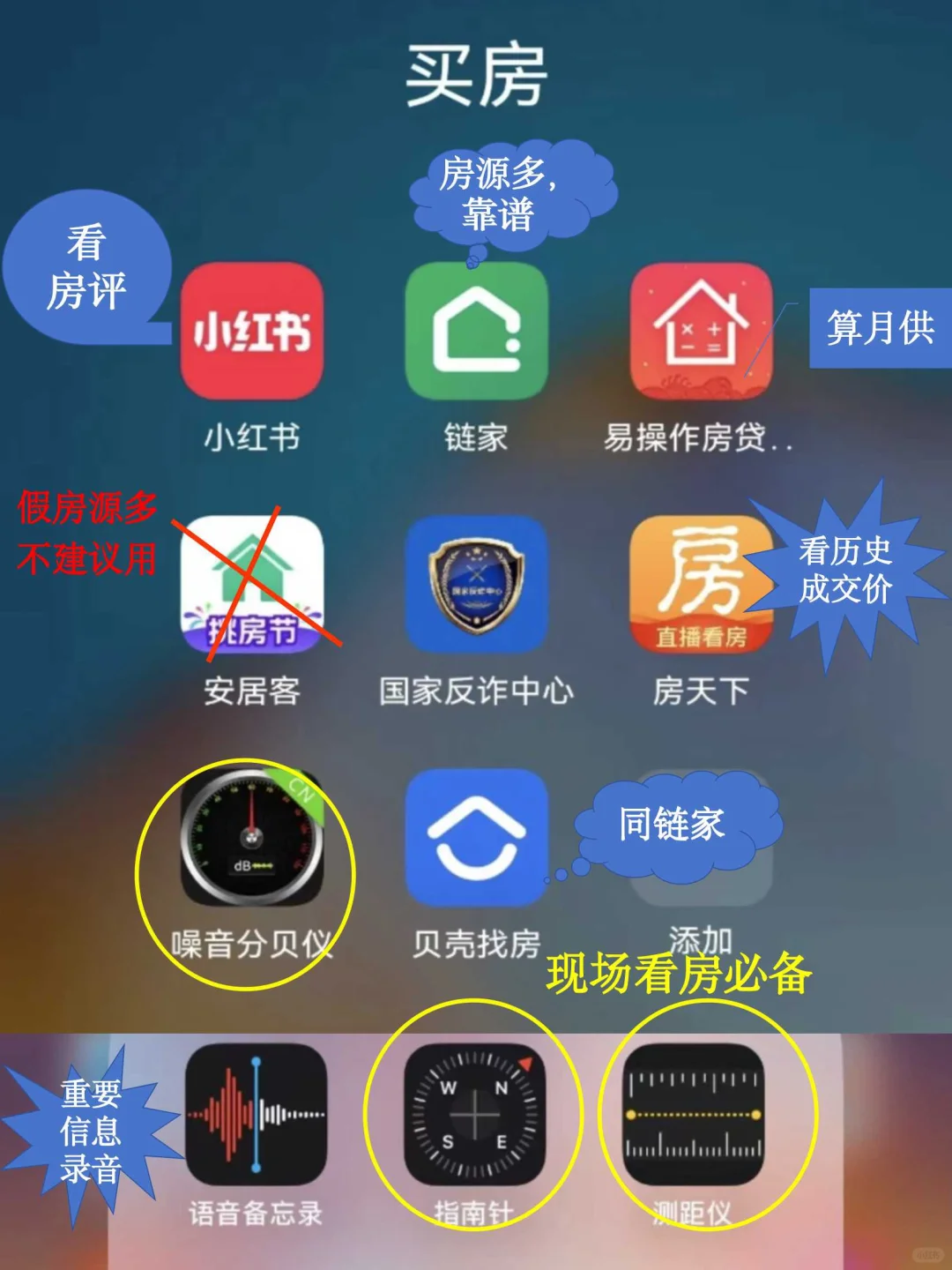 真心建议: 买房必备App｜网站｜公号