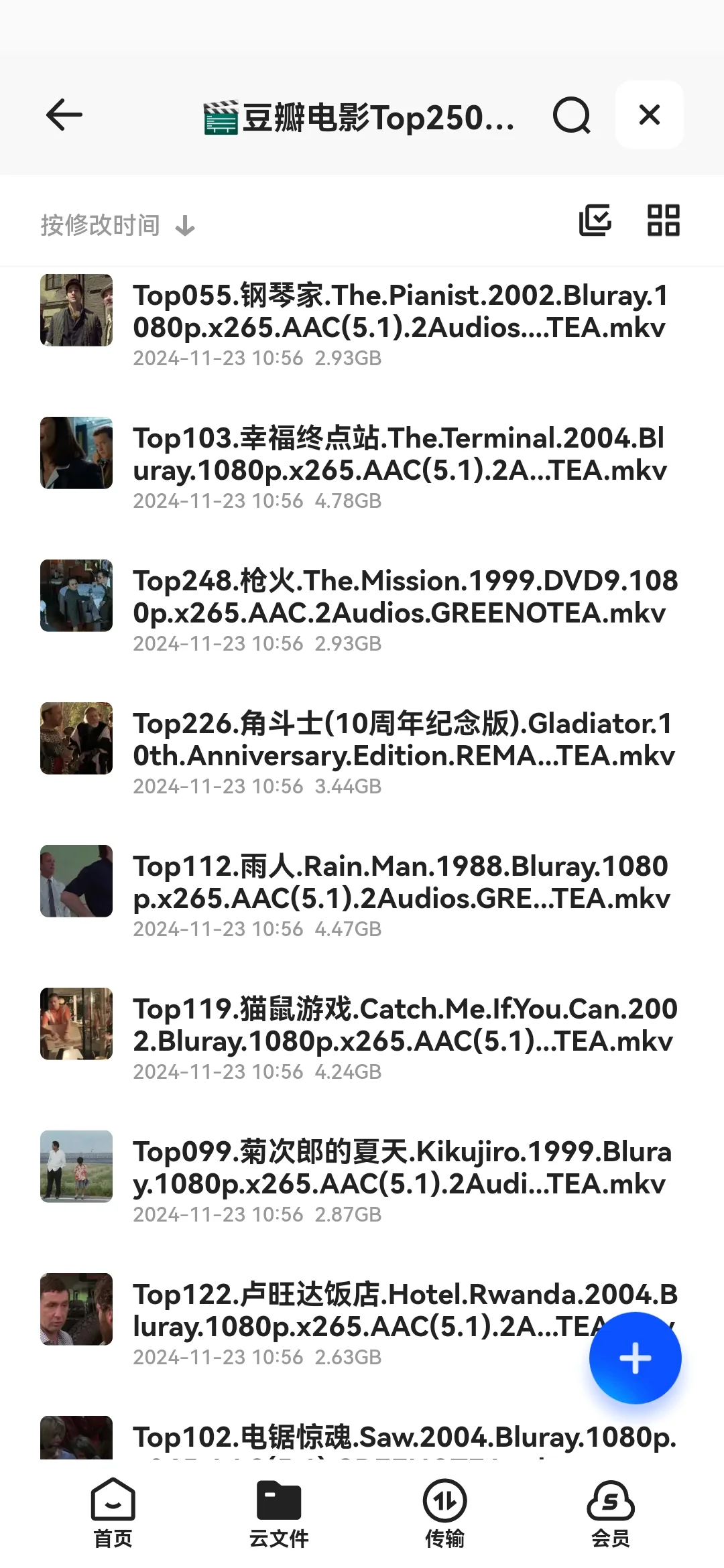 🎥豆瓣电影TOP250网盘资源分享！