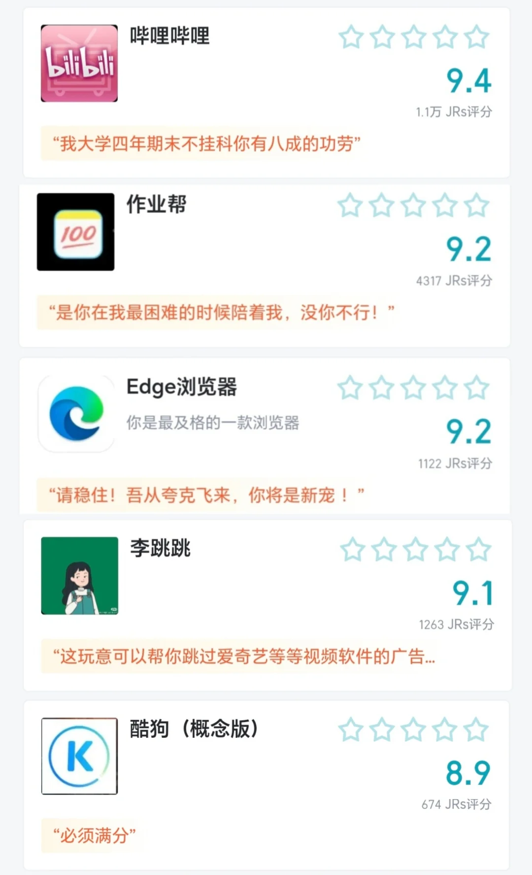 手机app某扑评分最高与最低排行榜