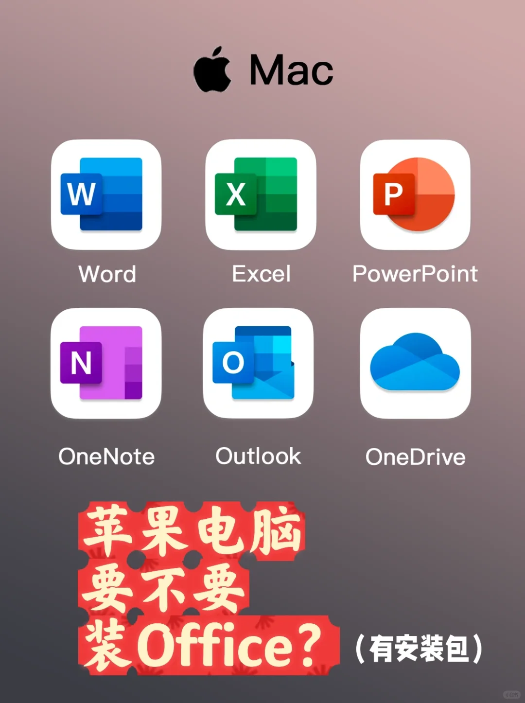 苹果Mac要不要装Office？