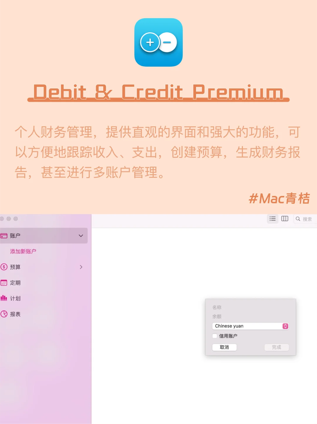 Mac电脑｜财务管理软件💰更好的管理规划财务