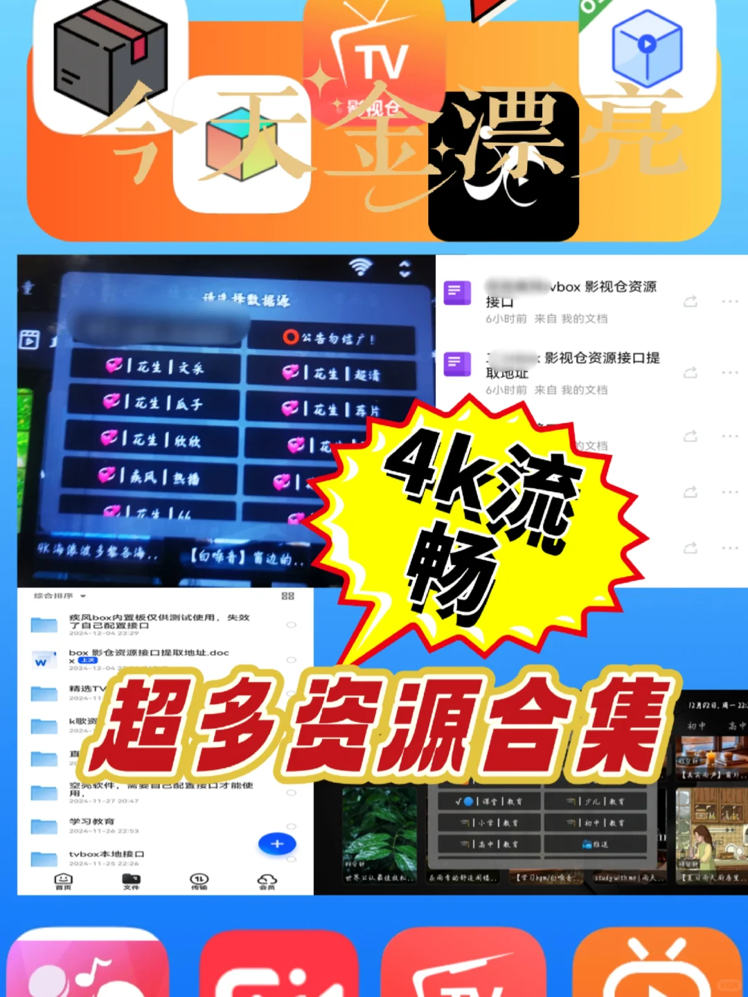 影视仓TVBOX配置12月更新