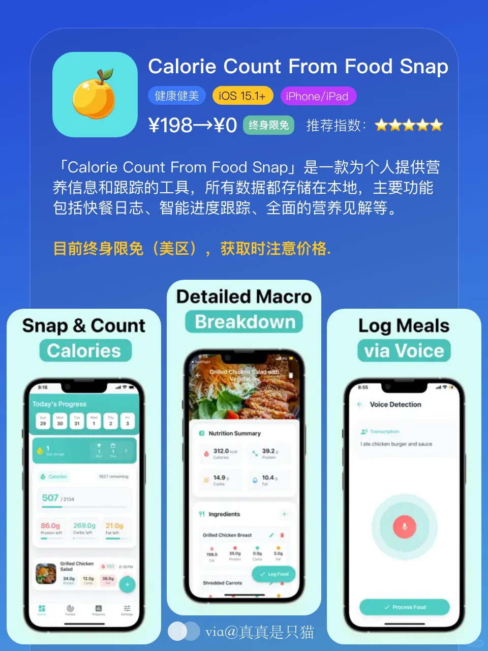 App Store今日限免｜¥1774→¥0｜白嫖！