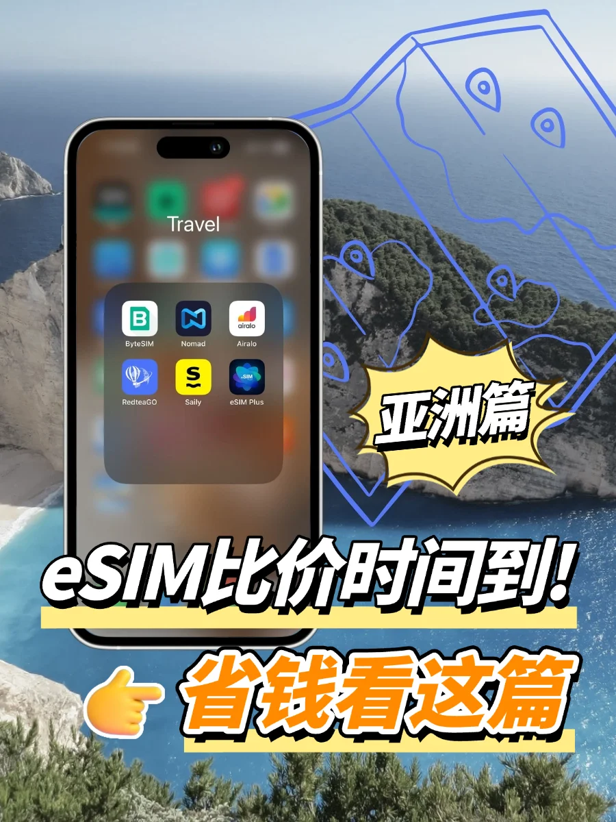 eSIM主流app价格对比