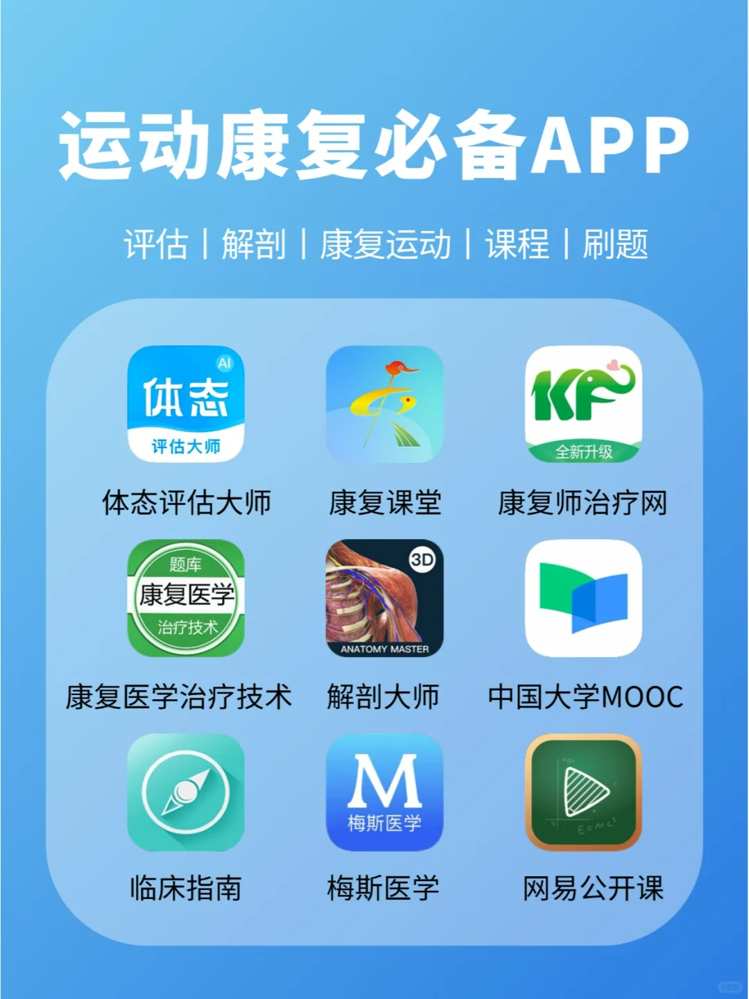 🧢经典丨运动康复必备App✨