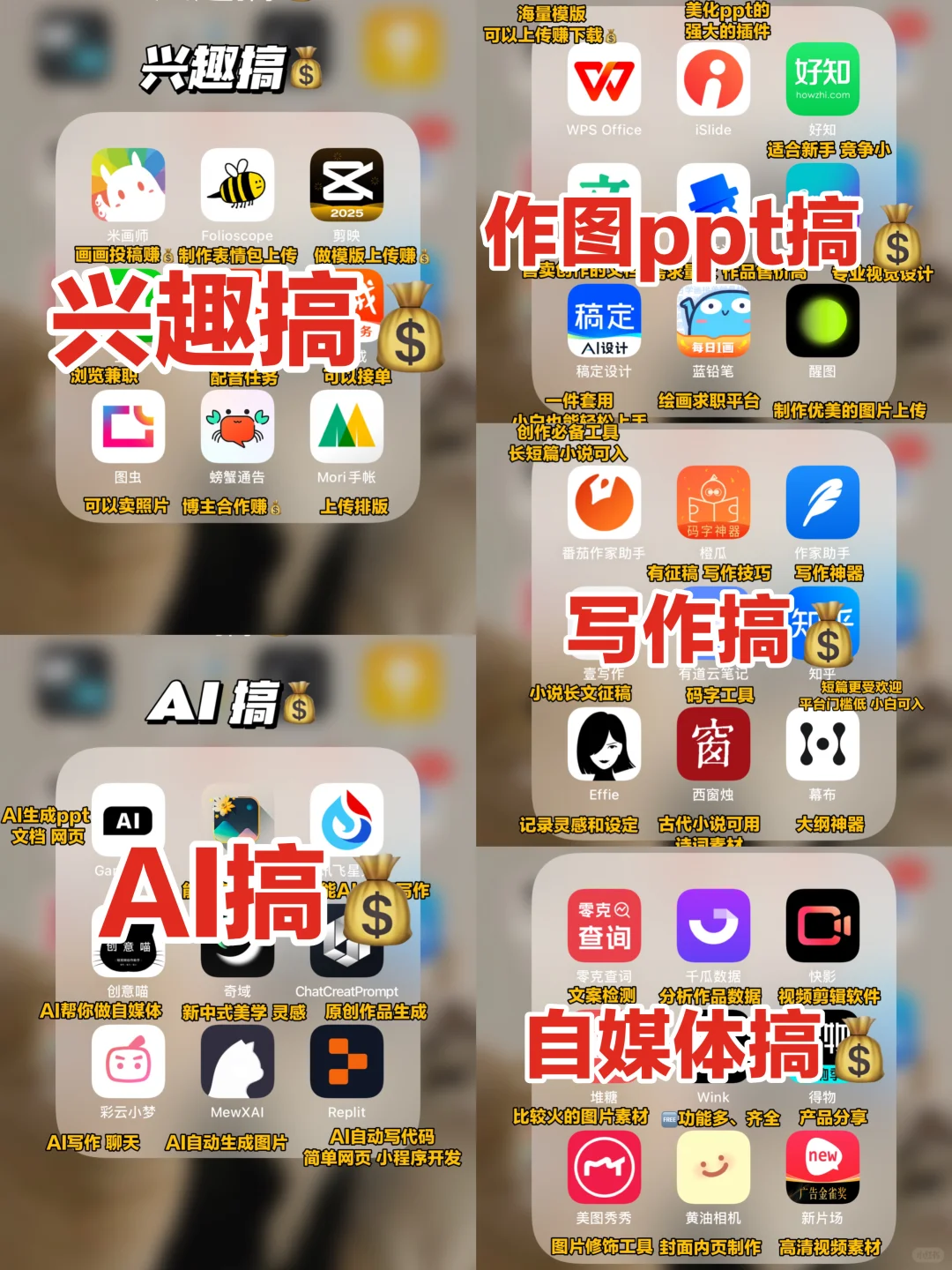 2025暴富小秘密这45个搞钱APP！收藏起来