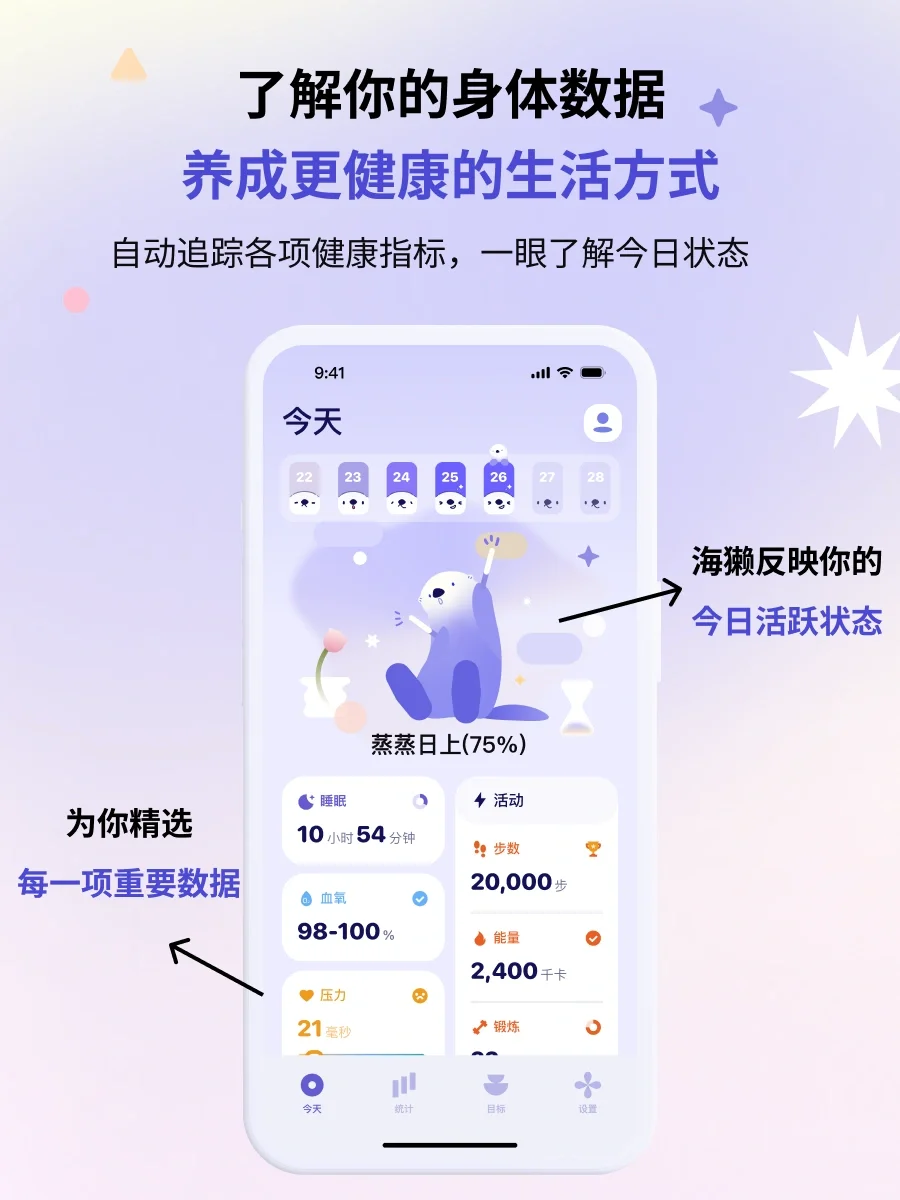 用小米手环养海獭？这个健康管理app内测啦！