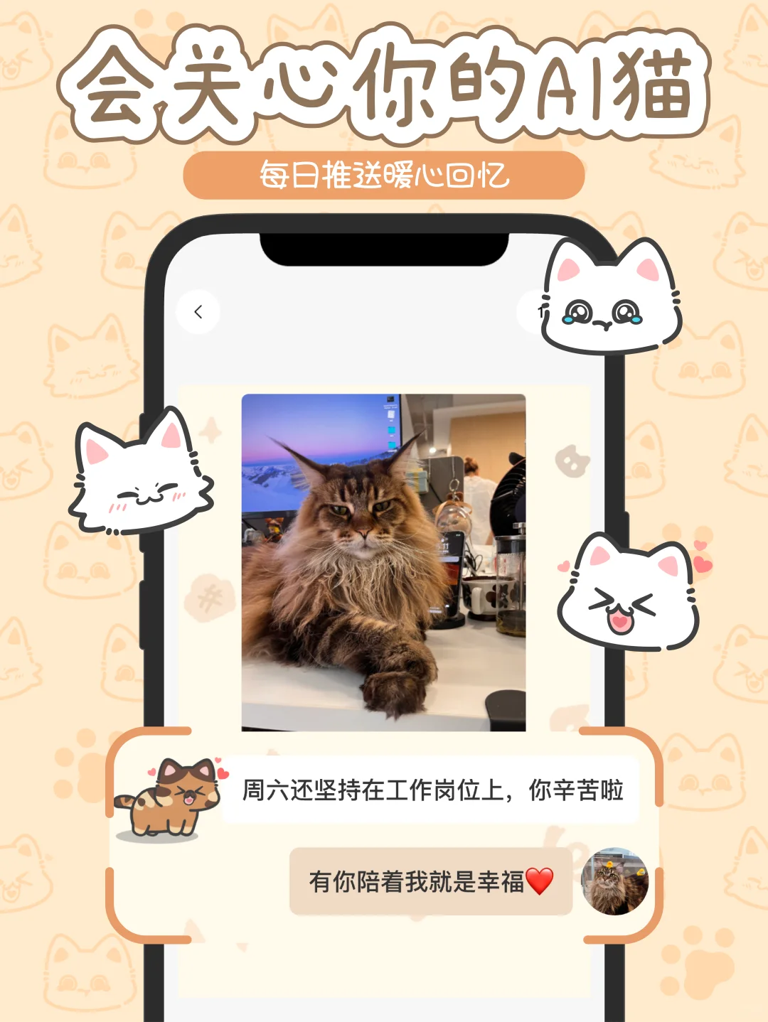 为了小猫的时刻陪伴，这个Ai猫咪app诞生了🐱