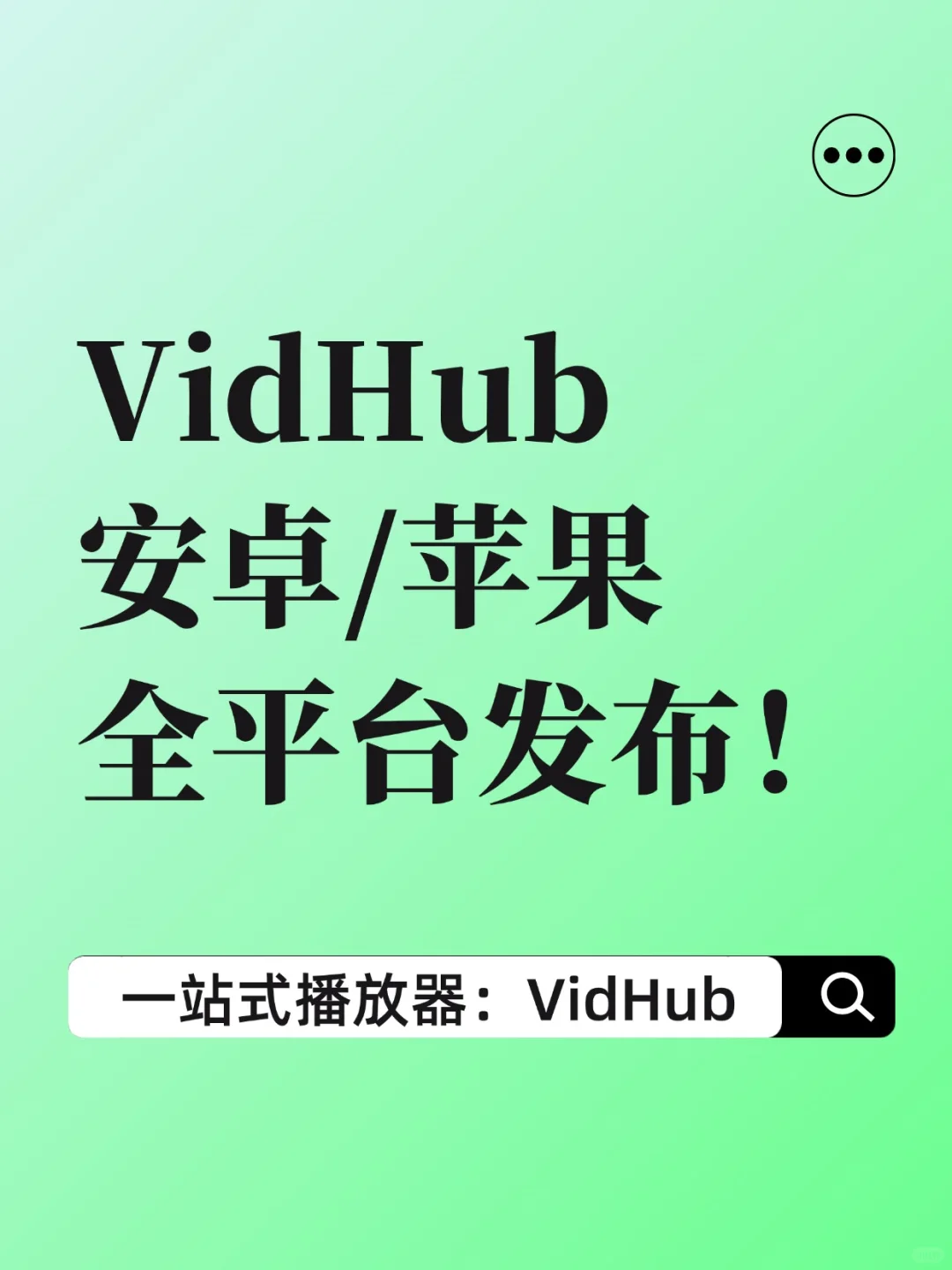 vidhub 全平台发布！