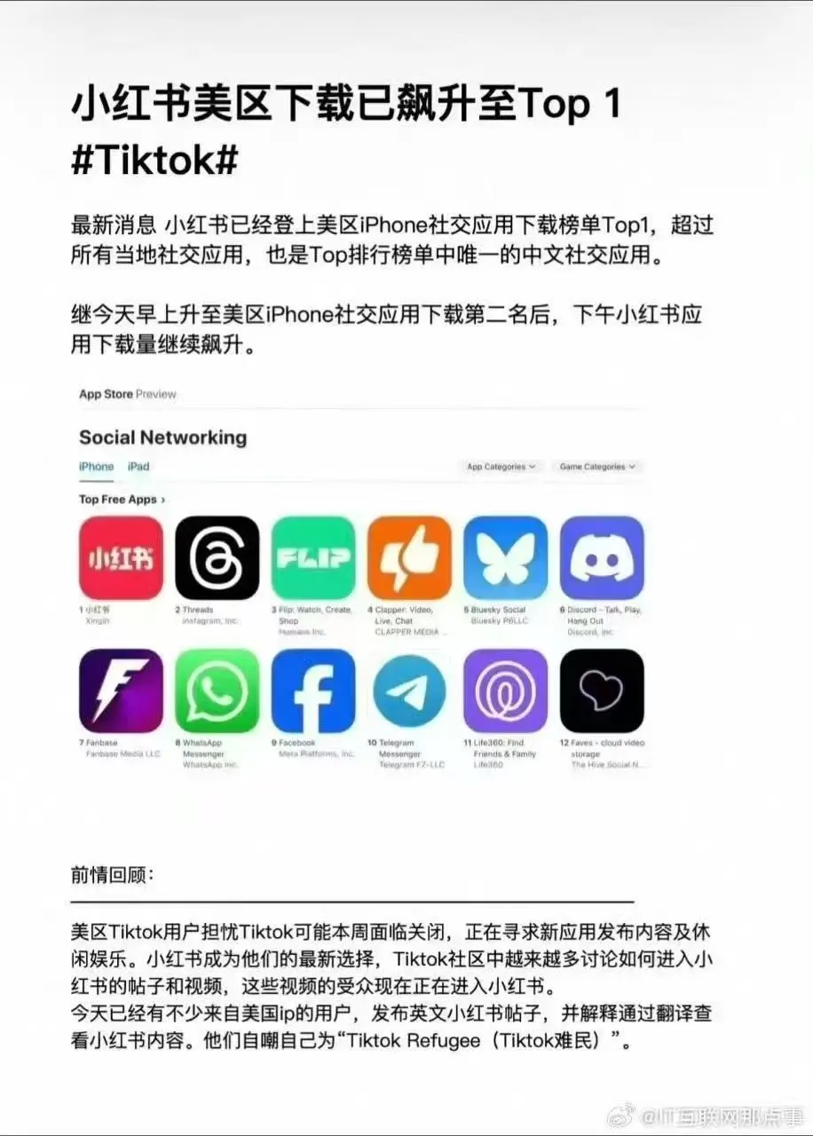 TikTok用戶为什么选小红书？