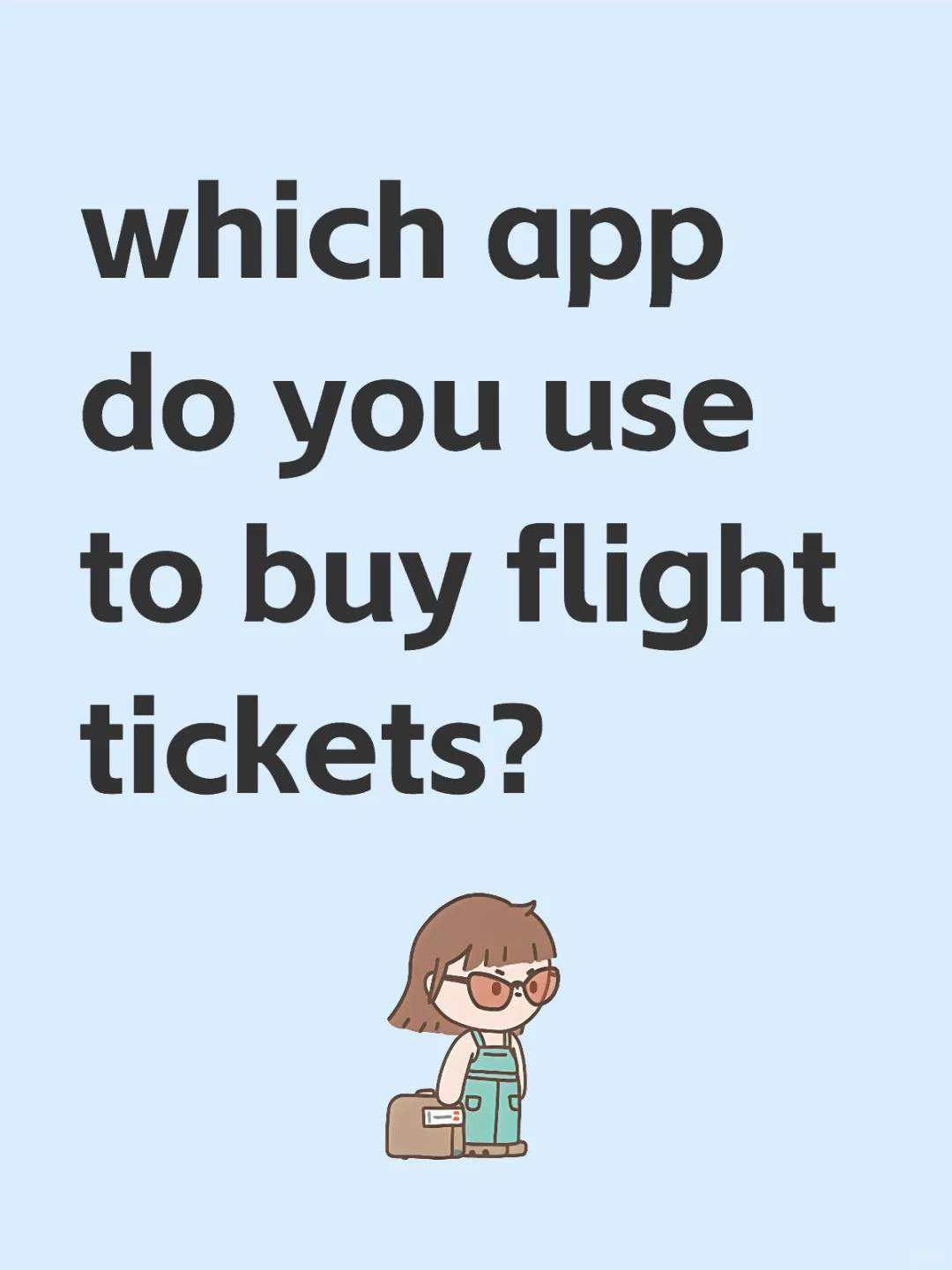 Question : which app buy tickets❓