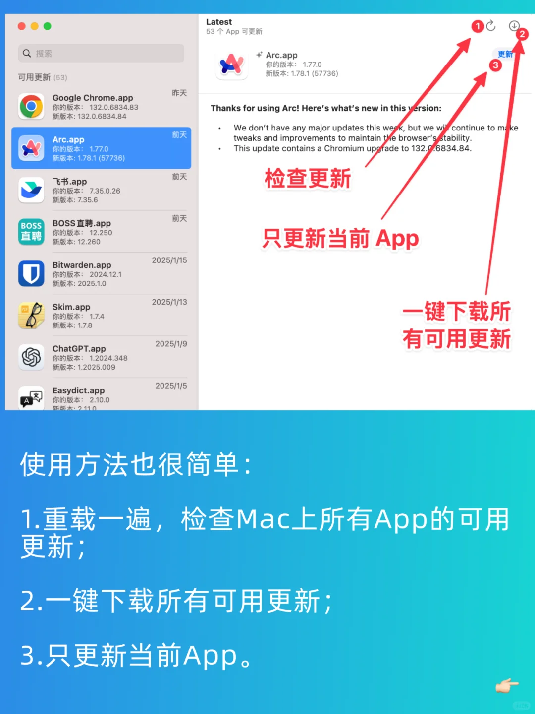 超强Mac电脑软件更新器！一键检查&更新 App