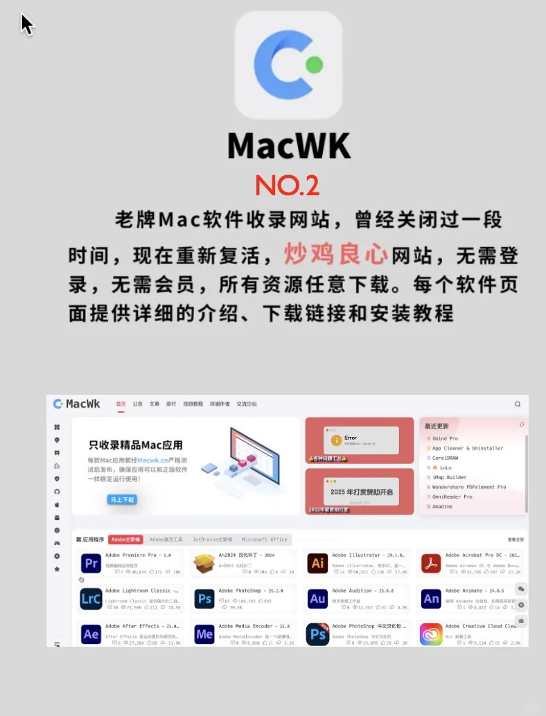 最牛的Mac软件白嫖网站！🆓良心