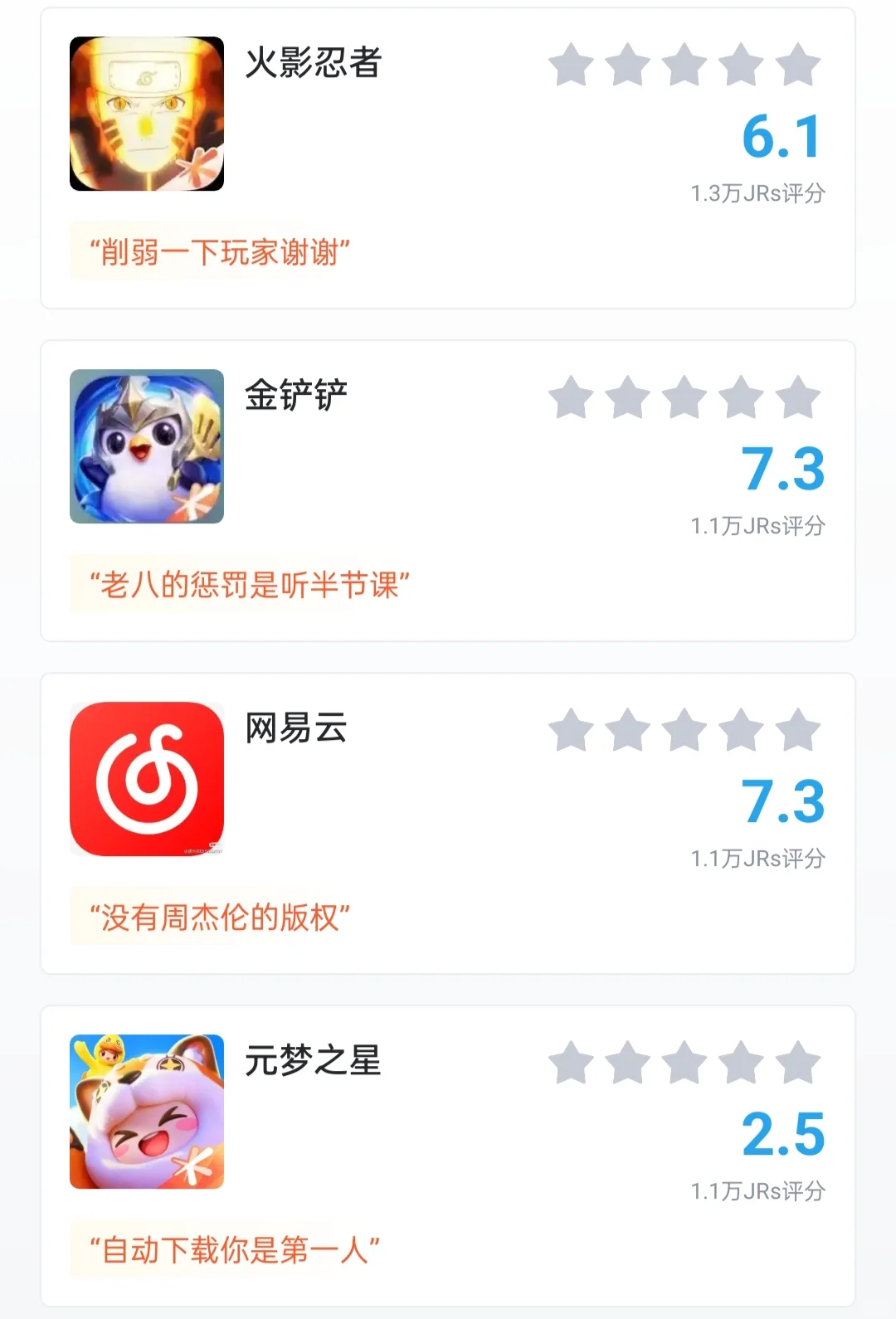 【虎扑评分】手机app