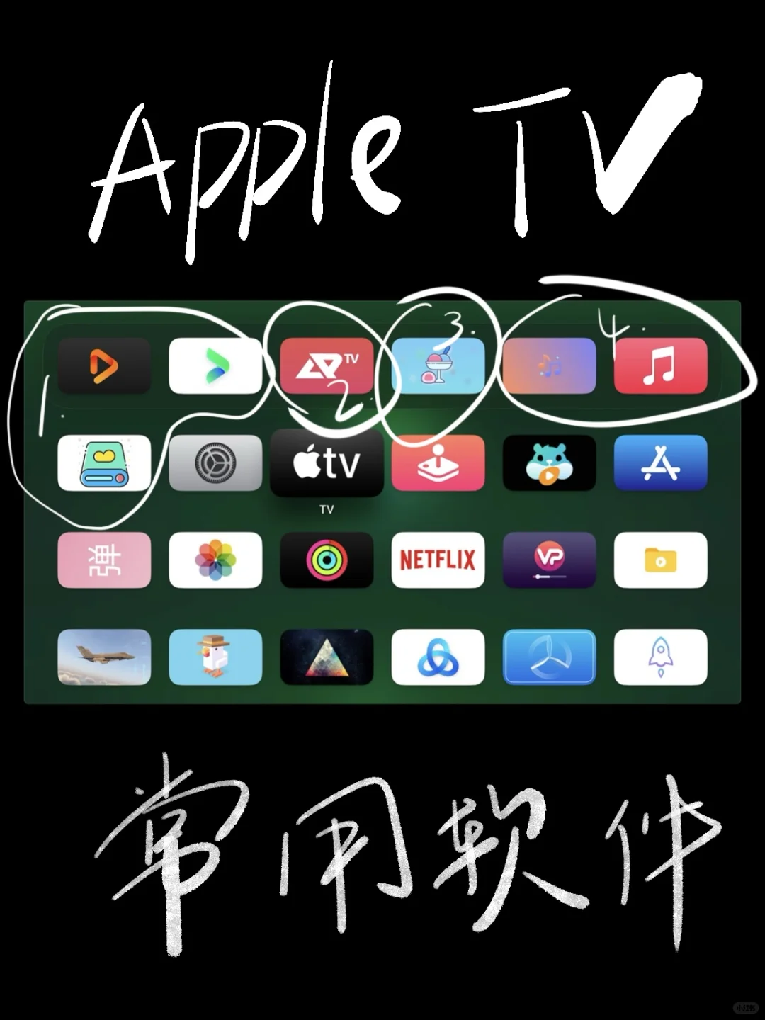 Apple TV 常用软件