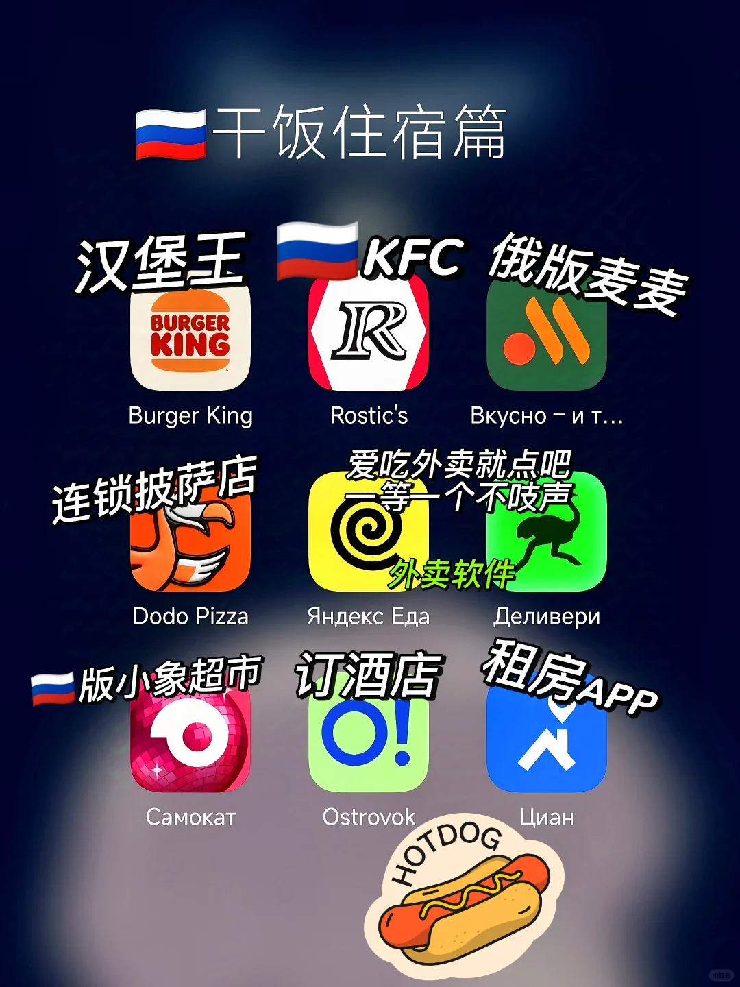 俄罗斯🇷🇺新手留子必备的超全APP推荐❕❕❕