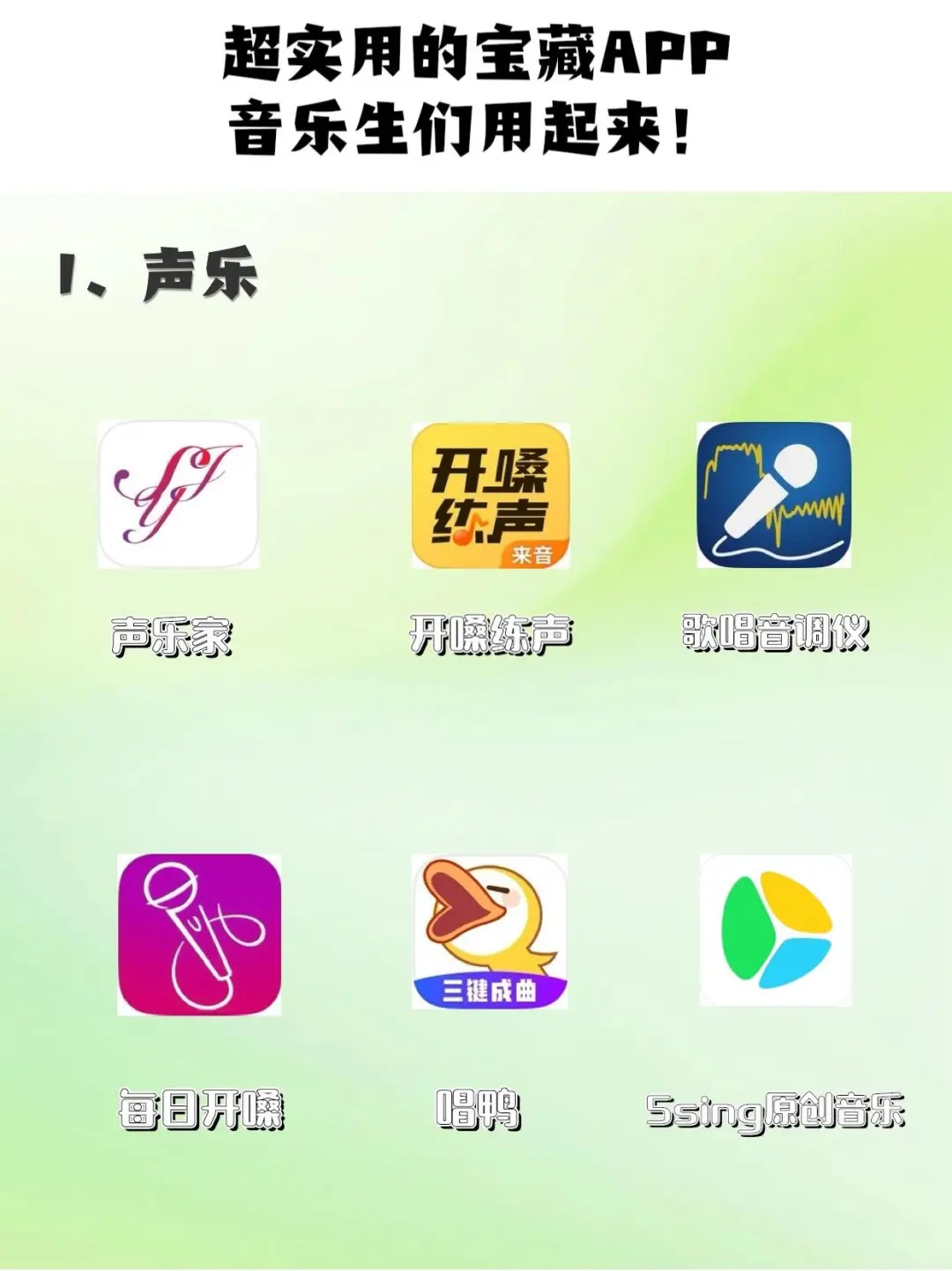 音乐生赶紧收藏起来❗️超全的实用宝藏APP