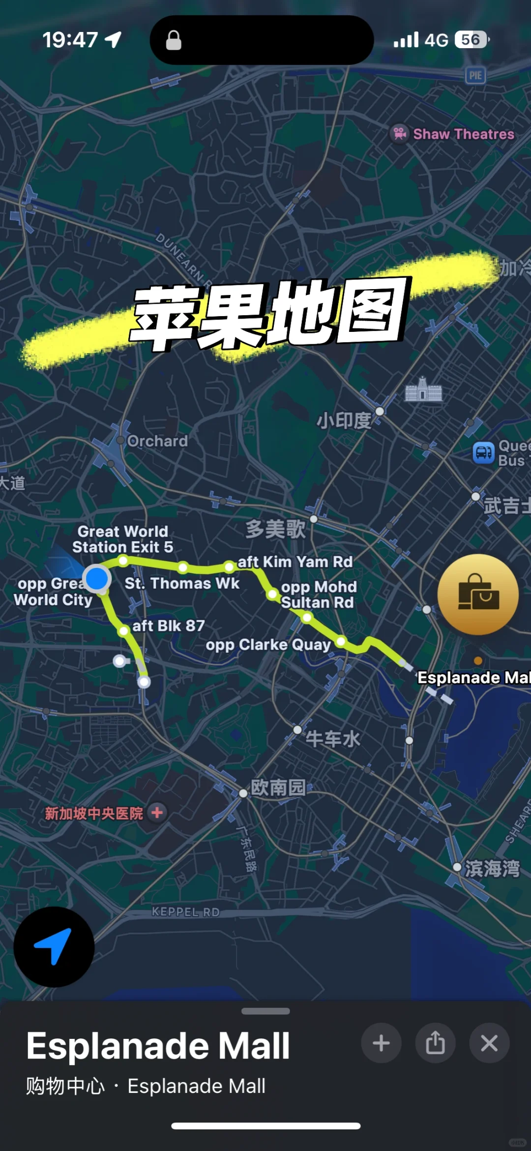 新加坡最好用的地图app