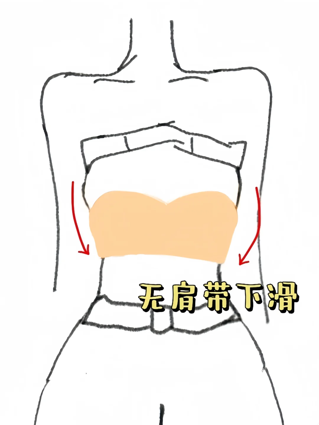 真的要被无肩带内衣搞玉玉了