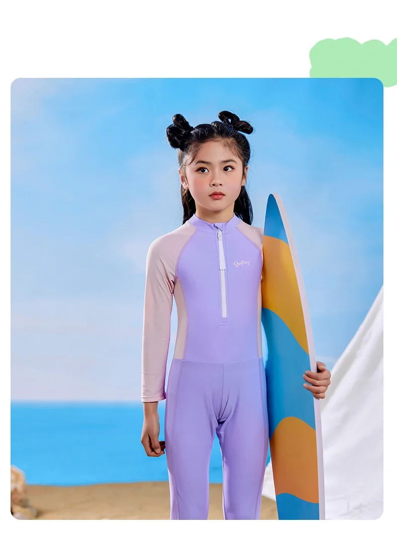 儿童泳衣时间‼️男童女童连体泳衣潜水服
