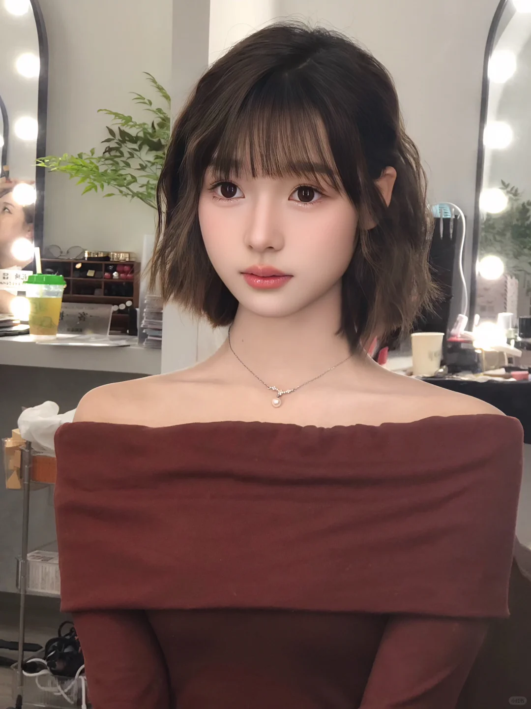 短发女人也可以性感和可爱🥰
