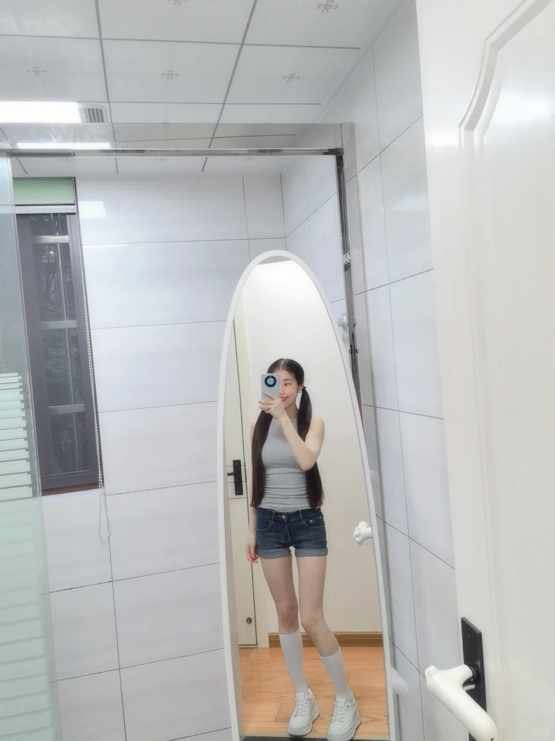 双马尾 姐系穿搭