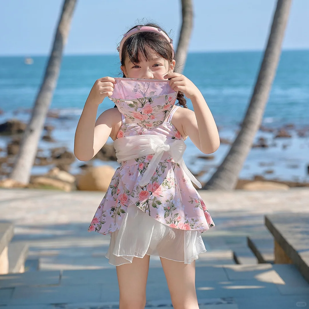 小红书618｜暑假海边度假🏖️穿亲子泳衣泰美