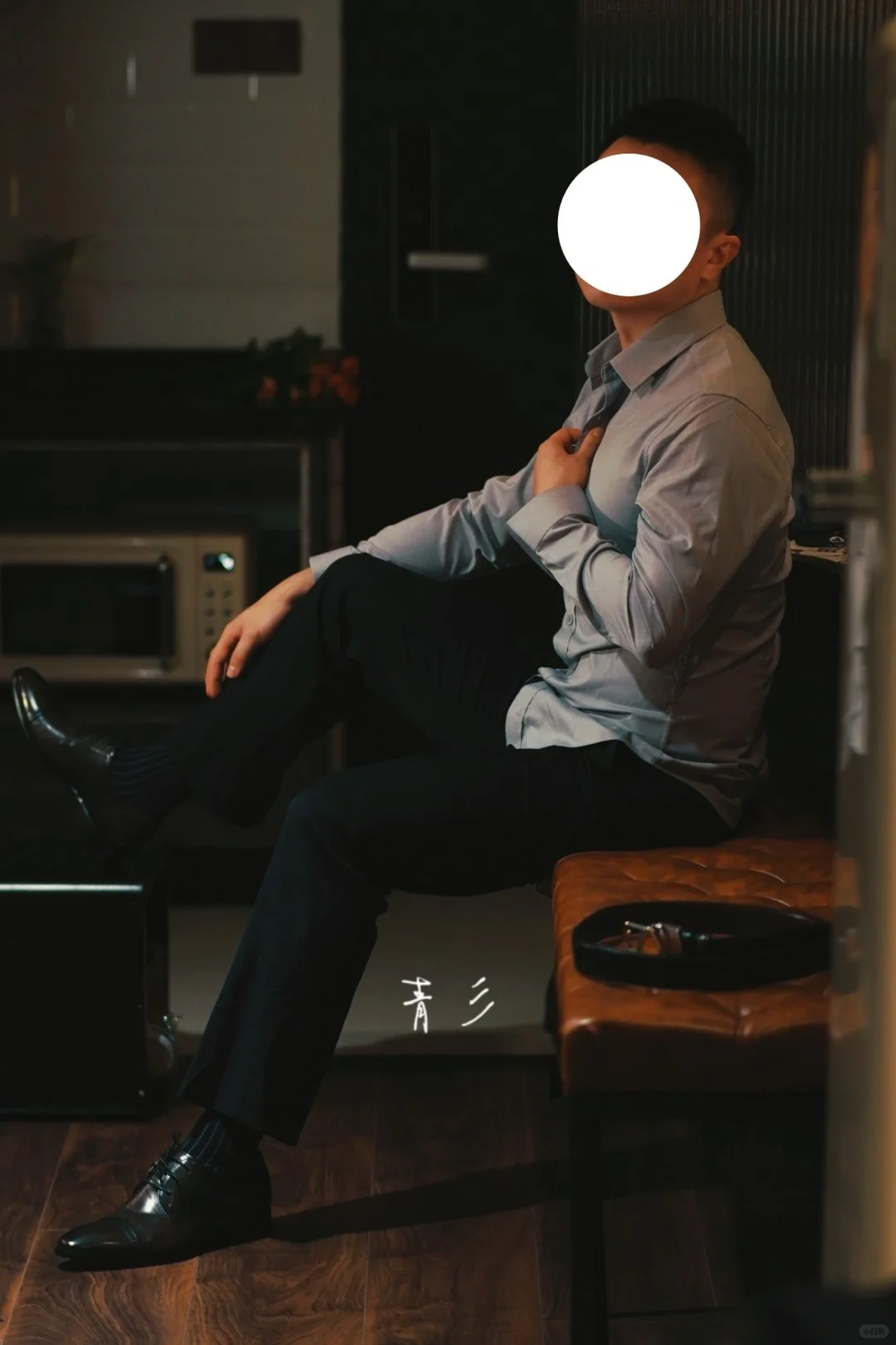 正装丝袜皮鞋|男士写真