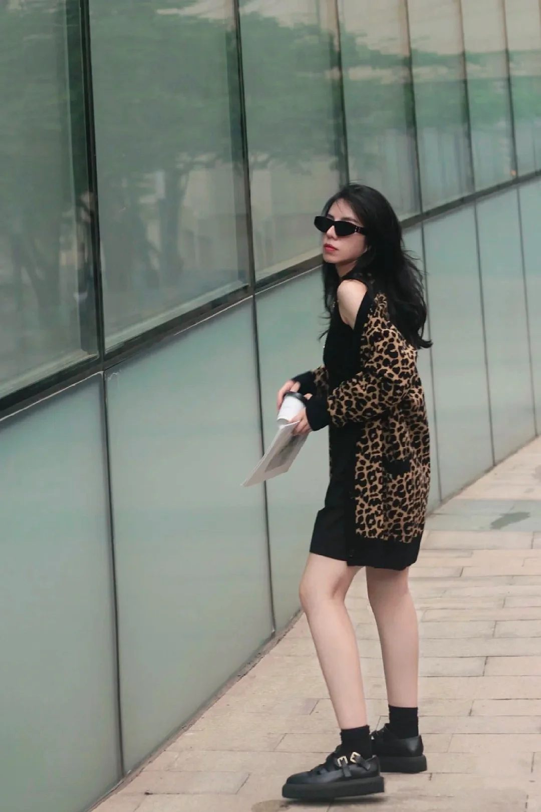 MaxMara 豹纹针织开衫