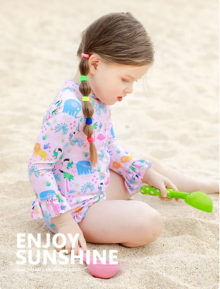 🌞夏日必备👧儿童防晒泳衣