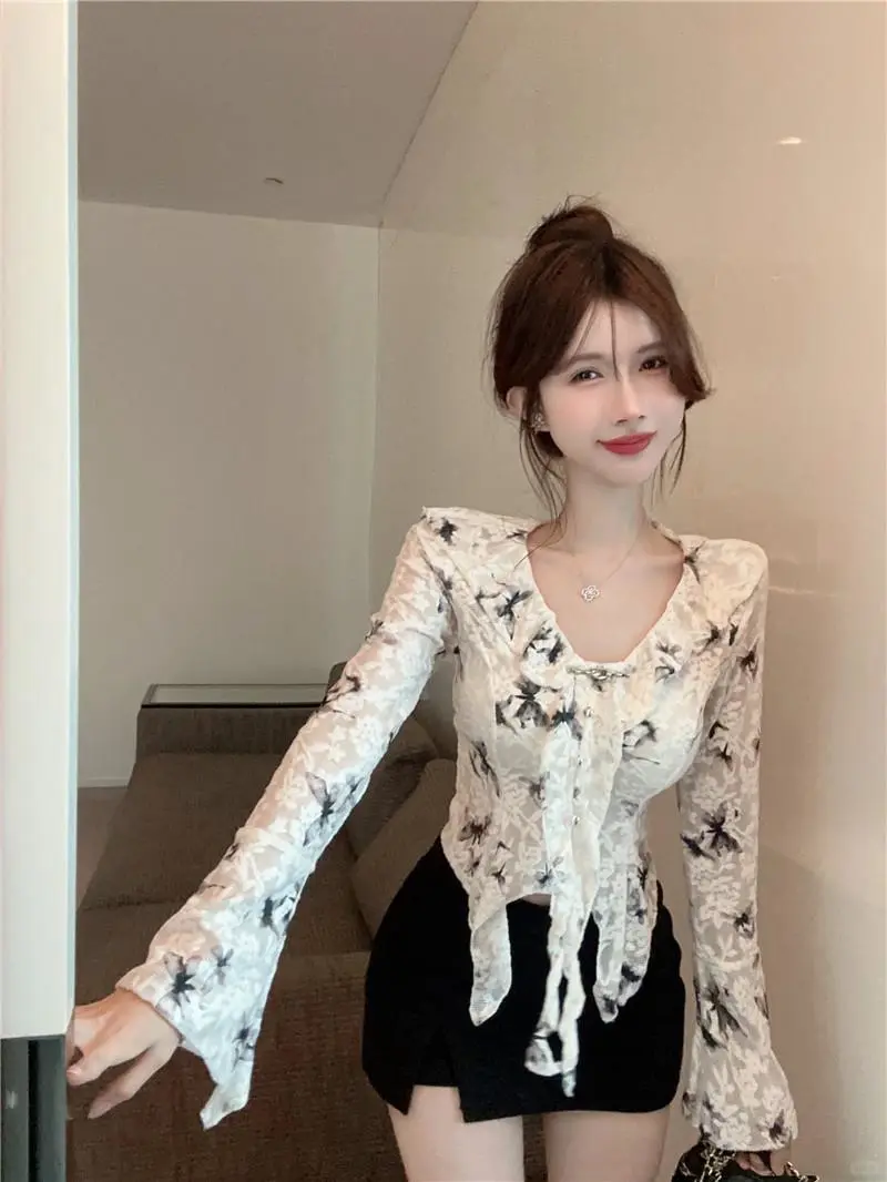 夏季必备✨甜辣妹碎花衬衫🌺