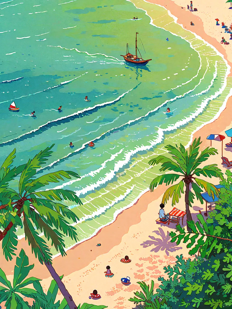 夏季度假必备：大海